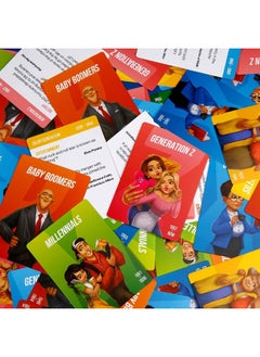 quokka QUOKKA OK Boomer Family Games for Kids and Adults - Board Games for Family Night - Trivia Card Games for Adults & Family Volume l - Fun Party Millennials vs Boomers Game for All Ages 15+  - Image 1