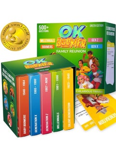 quokka QUOKKA OK Boomer Family Games for Kids and Adults - Board Games for Family Night - Trivia Card Games for Adults & Family Volume l - Fun Party Millennials vs Boomers Game for All Ages 15+  - Image 2
