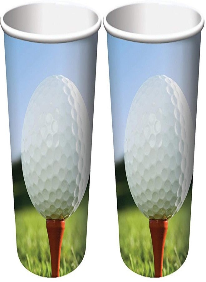 Creative Converting 377965 9 oz Sports Fanatic Golf Hot/Cold Cups, 8 Count (Pack of 2), Multicolor