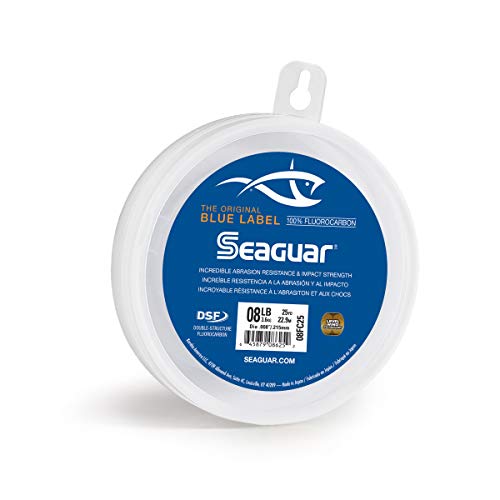 Seaguar Blue Label 100% Flourocarbon Fishing Line (DSF), 8lbs, 25yds Break Strength/Length - 08FC25 - Image 5