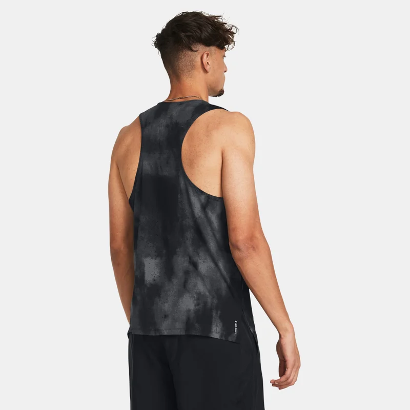 UNDER ARMOUR Men's Launch Elite Printed Tank Top