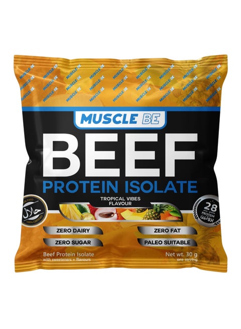BEEF PROTINE ISOLATE - TROPICAL VIBES FLAVOUR  -ONE SERVING