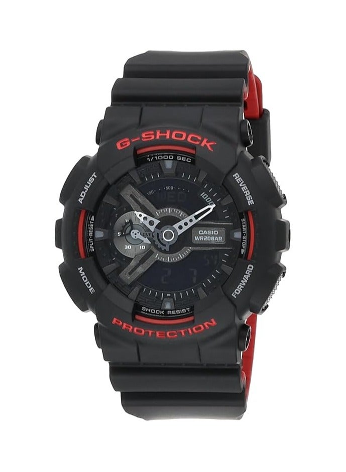 Casio G-Shock Men's Analog-Digital Quartz Watch Black Dial GA-110HR-1ADR - Image 1