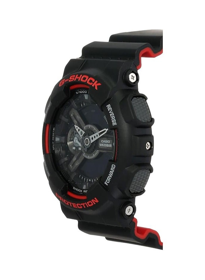 Casio G-Shock Men's Analog-Digital Quartz Watch Black Dial GA-110HR-1ADR - Image 2