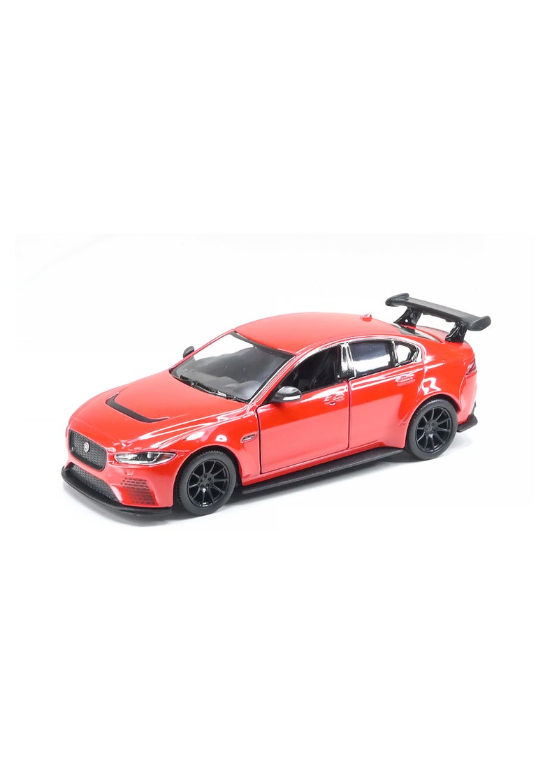 Kinsmart 1:38 Scale Pull Back Action  Door Openable Alloy Metal Jaguar XE SV Project 8 Hardtop Collectible Toy Car  - Image 3