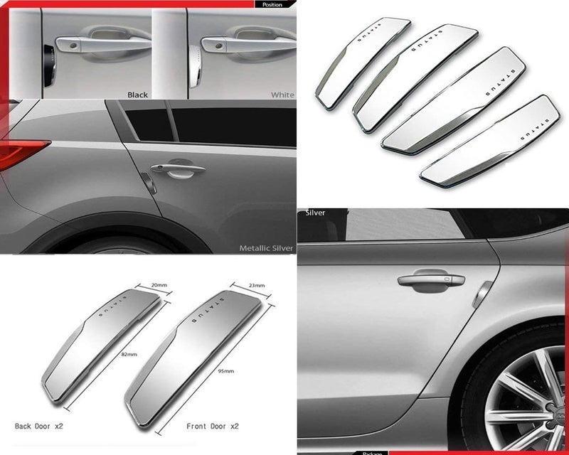 Auto E-Shopping Status Car Door Guard Edge Protector Black Color Universal for All Cars 4 Pieces | Plastic - Image 5