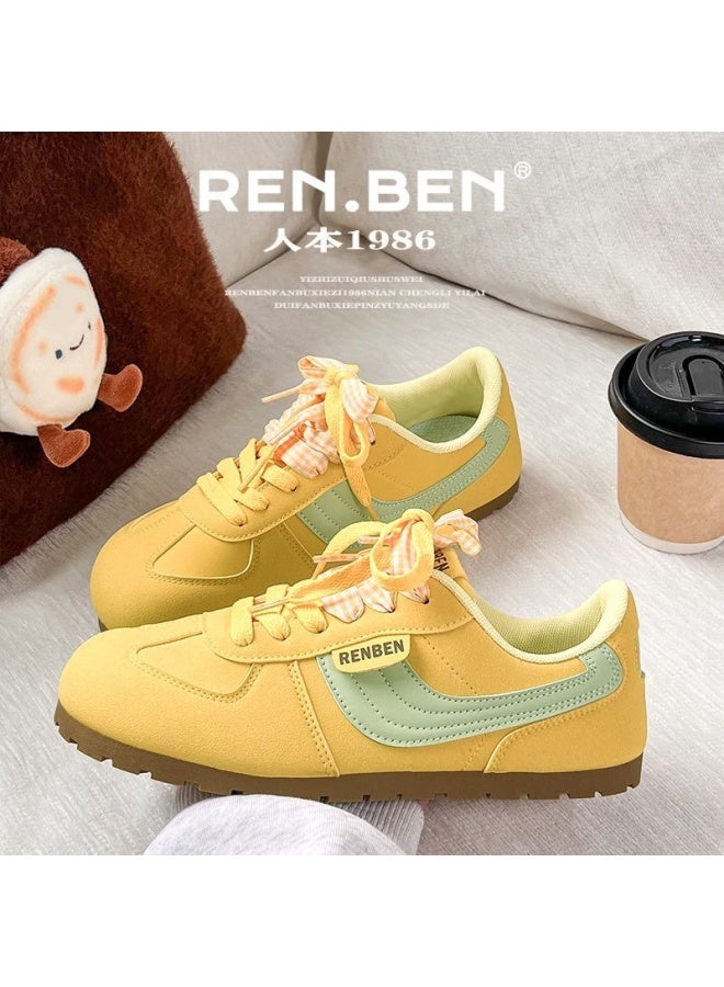 Renben 2025 Spring New Original Style Trainer Dopamine Color Sweet Trainer Fashion Ultra Soft Sneakers