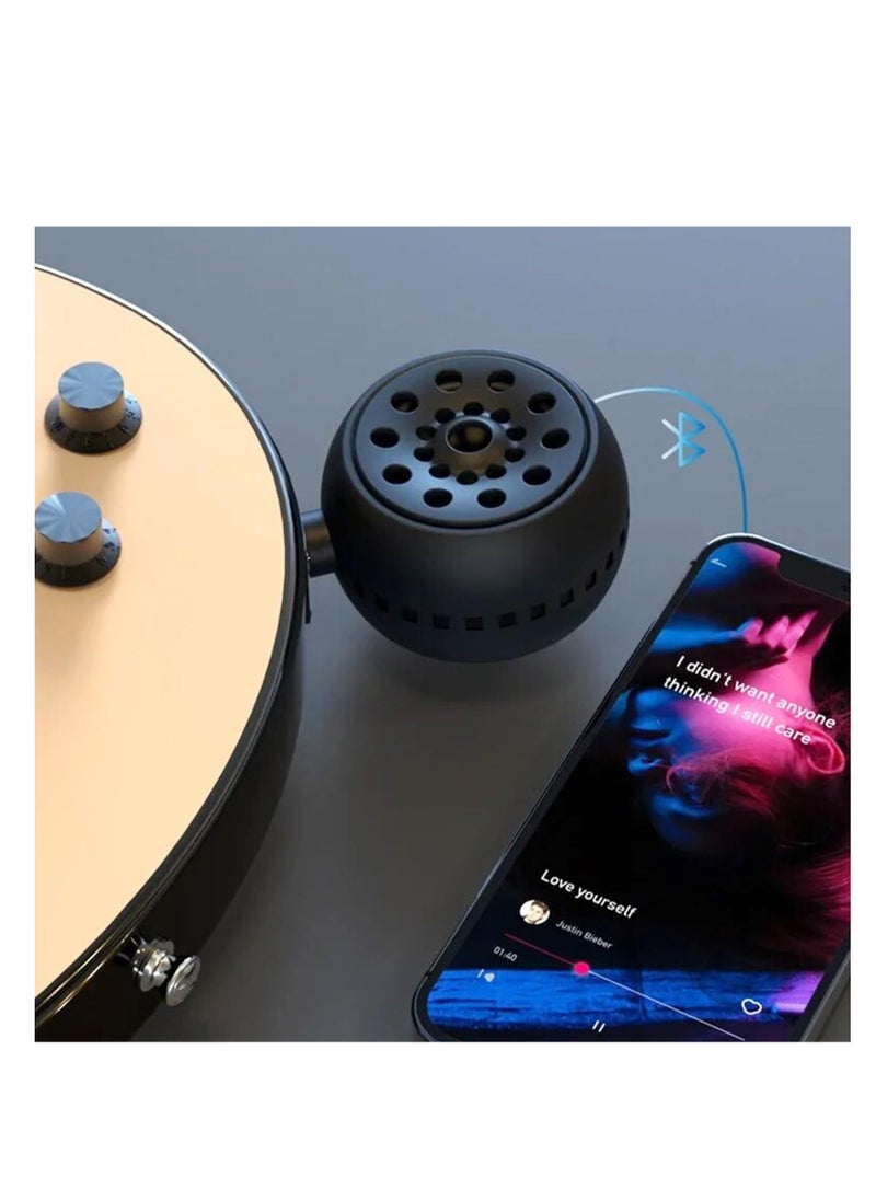 Excefore - Electric Guitar Amp, Bluetooth 5W Mini Guitar Headphone Amp, with Big Speaker and Clean and Distortion Effect, Electric Guitar with Small Music Box, Supports Volume Adjustment, Black - Image 1