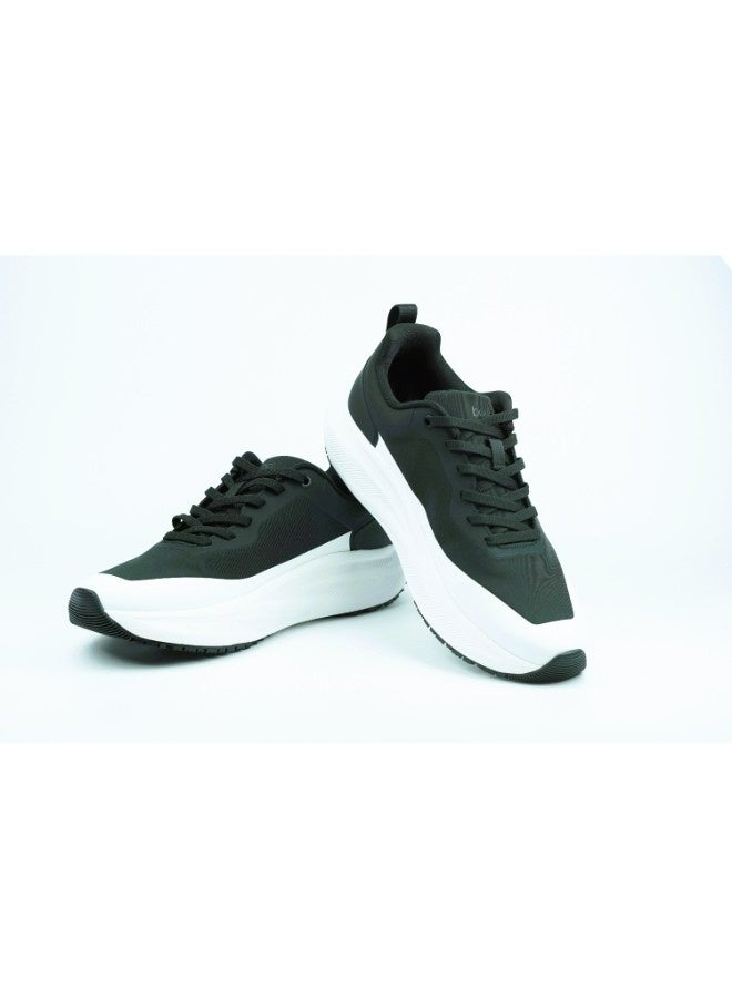 barjeel uno 008-3760 Barjeel Uno Mens Casual Laceup Shoes 689-009 Black - Image 4