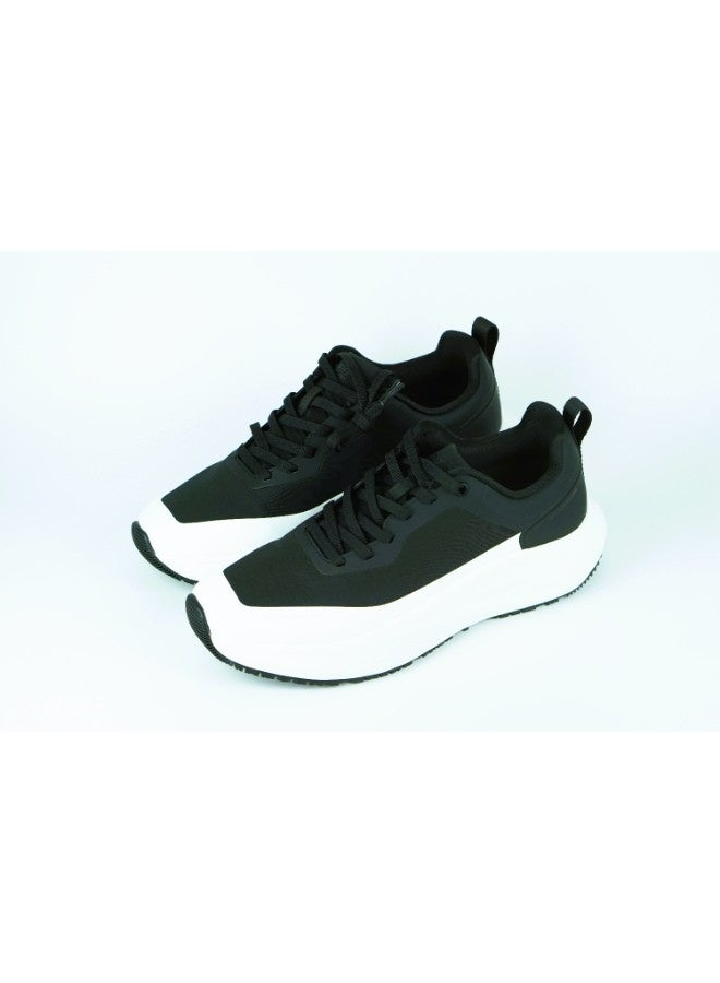 barjeel uno 008-3760 Barjeel Uno Mens Casual Laceup Shoes 689-009 Black - Image 1