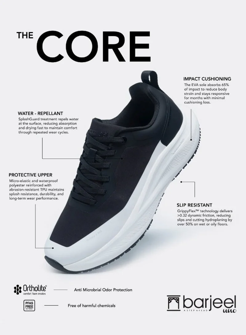 Barjeel Uno  008-3760 Barjeel Uno Mens Casual Laceup Shoes 689-009 Black for Men | Best Price UAE