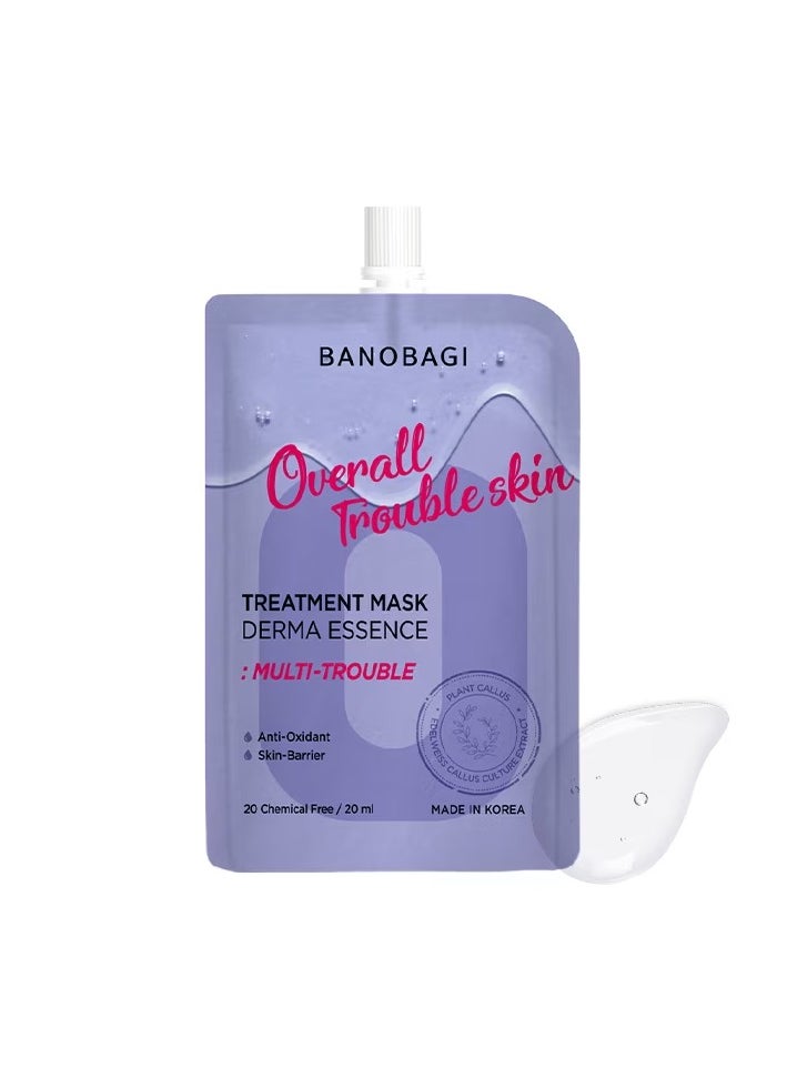 Banobagi - BANOBAGI TREATMENT MASK DERMA ESSENCE OVERALL TROUBLE SKIN 20ML - Image 1