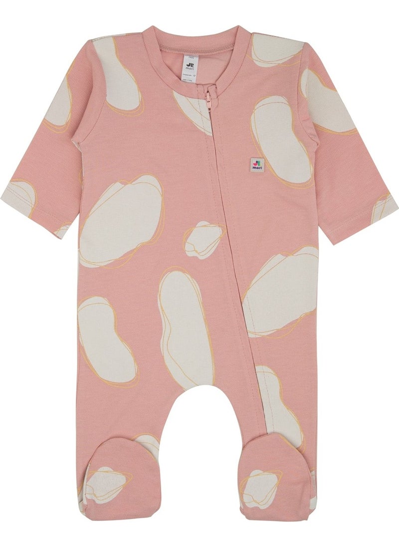 Jrmori Cloud Printed Halter Zipper Jumpsuit  - Image 1