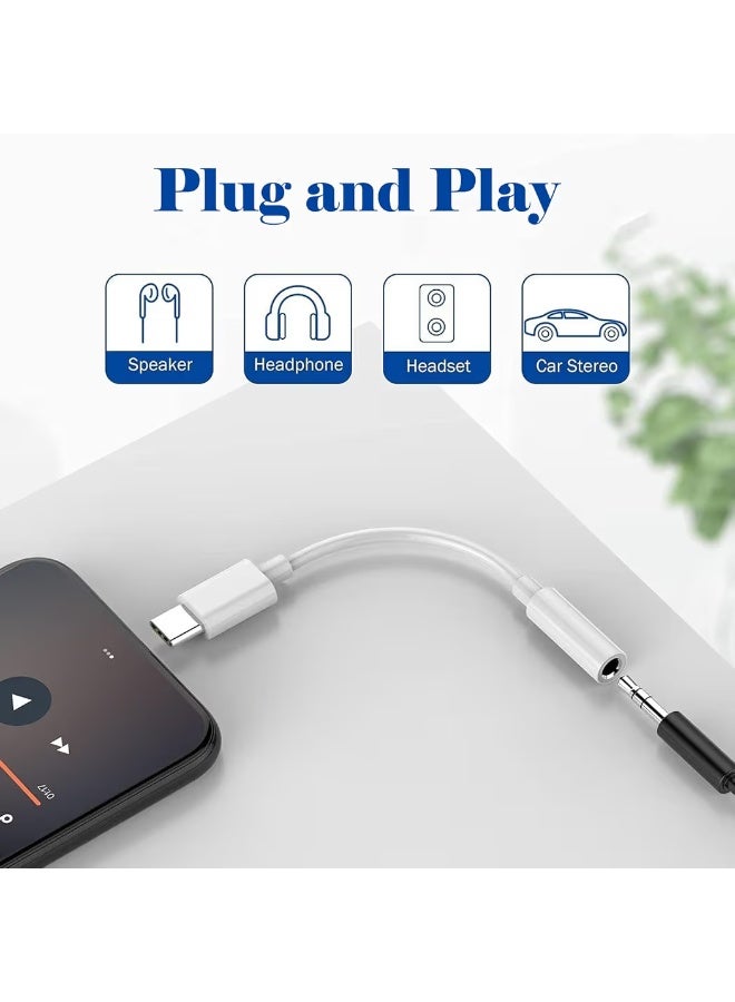 USB-C to 3.5mm Female Aux Audio Connector Adapter - Image 2