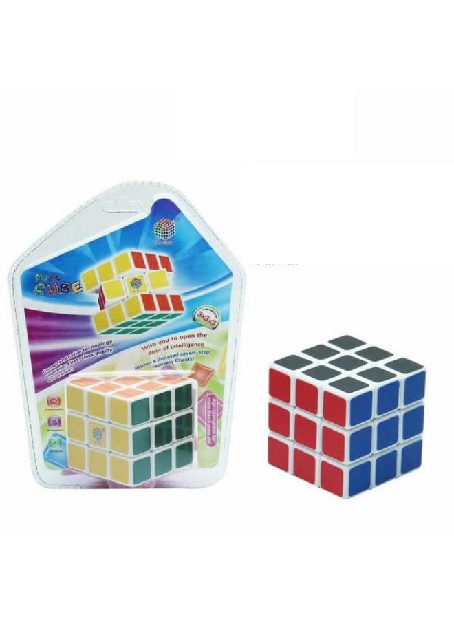 حديقة الألعاب مكعب ألغاز سحري بدون ملصقات عالي السرعة 3 × 3 من ستوريو - لعبة لعبة ذهنية سريعة ومتينة - Image 2