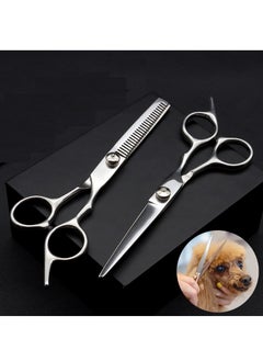 Dog Grooming Scissors Stainless Steel Pet Scissors 6 inches Dog Hair Trimming Scissors Professional Barber Tool Set - pzsku/ZF8D4CE330E85616E96DDZ/45/_/1704369740/84102f88-8e75-4931-992d-ff3ec8e21bcb