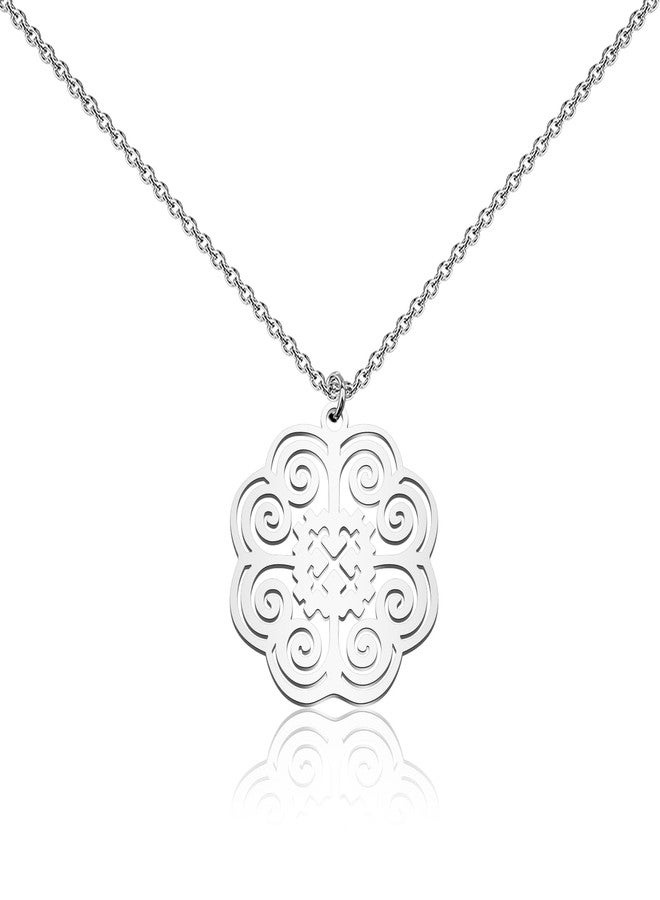 WUSUANED Ethnic Knot Pendant Necklace Hmonb Smybol Jewerly Hmoob Miao Gift Tribal Gift (Ethnic Knot Necklace) - Image 1