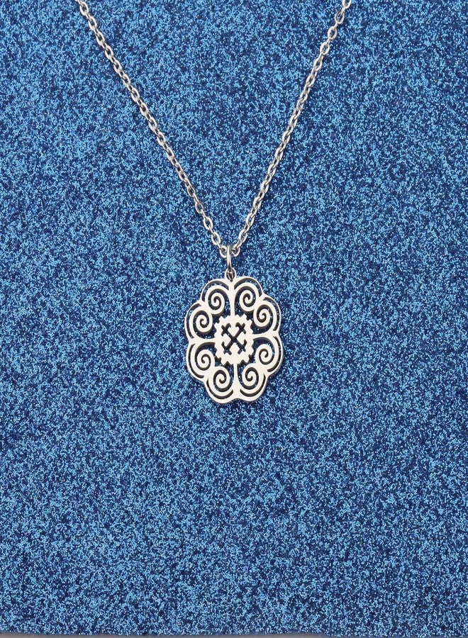WUSUANED Ethnic Knot Pendant Necklace Hmonb Smybol Jewerly Hmoob Miao Gift Tribal Gift (Ethnic Knot Necklace) - Image 4