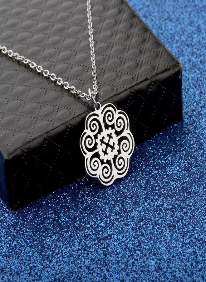 WUSUANED Ethnic Knot Pendant Necklace Hmonb Smybol Jewerly Hmoob Miao Gift Tribal Gift (Ethnic Knot Necklace) - Image 5