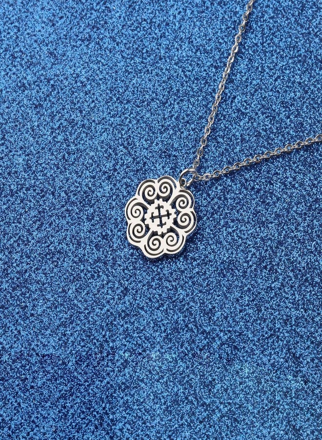 WUSUANED Ethnic Knot Pendant Necklace Hmonb Smybol Jewerly Hmoob Miao Gift Tribal Gift (Ethnic Knot Necklace) - Image 3