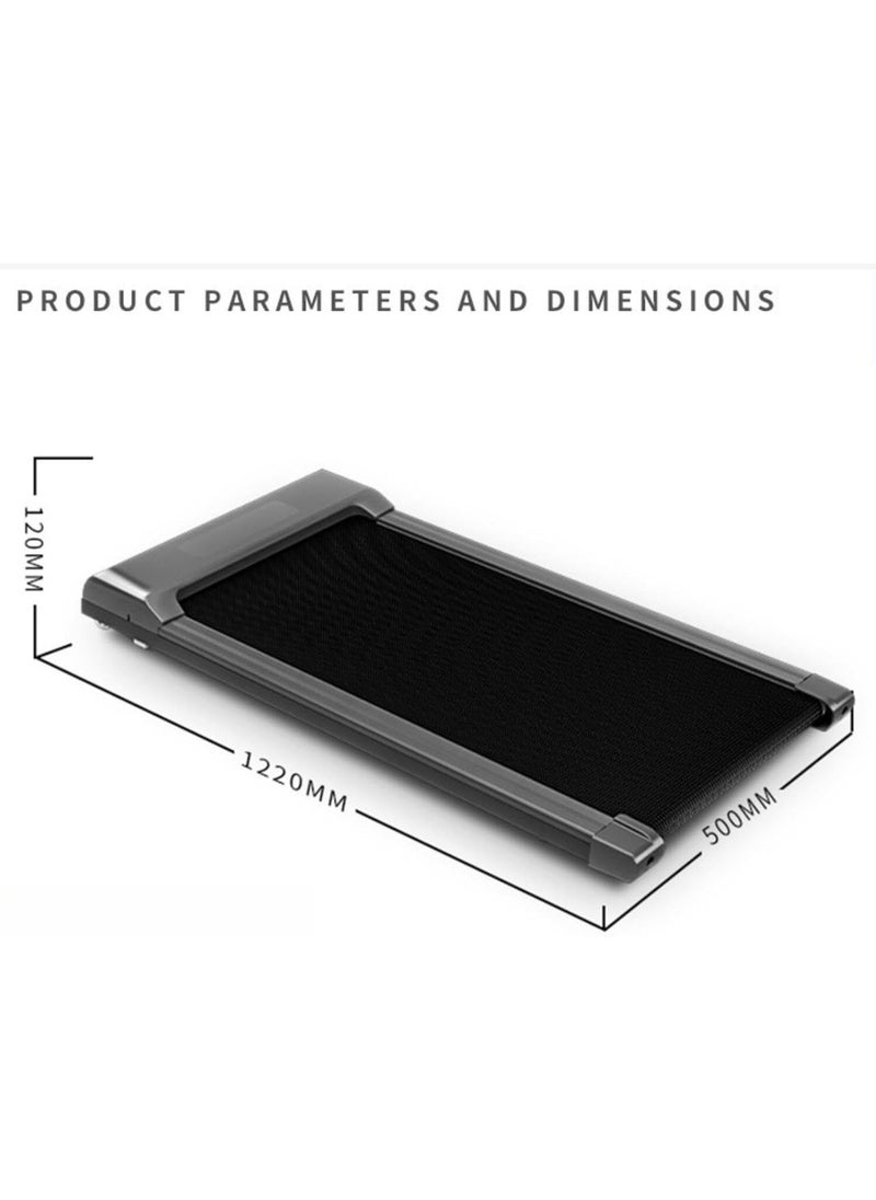 Generic - Treadmill: 2-in-1 Under Desk Treadmill: Foldable 2.5 HP Walking Pad and Running Machine for Home and office, with Remote Control, Super Slim Mini Quiet Home Treadmill - Image 1