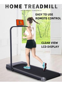 Generic Treadmill: 2-in-1 Under Desk Treadmill: Foldable 2.5 HP Walking Pad and Running Machine for Home and office, with Remote Control, Super Slim Mini Quiet Home Treadmill  - Image 1