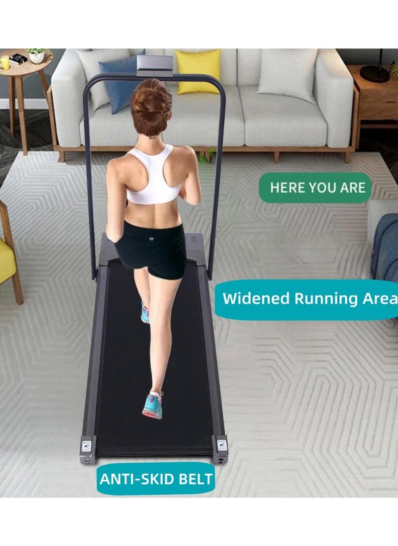 Generic - Treadmill: 2-in-1 Under Desk Treadmill: Foldable 2.5 HP Walking Pad and Running Machine for Home and office, with Remote Control, Super Slim Mini Quiet Home Treadmill - Image 1
