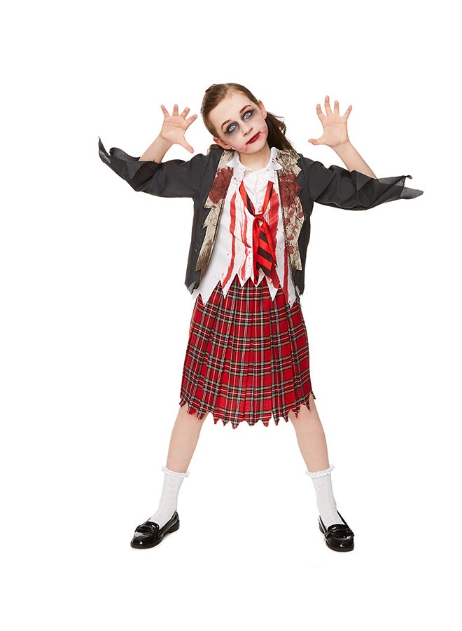 MAD TOYS Zombie School Girl Kids Costume 11-12 Years  - Image 3