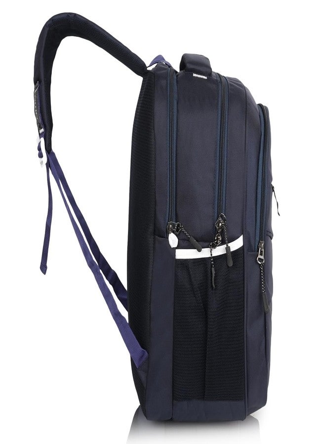 AMEX Laptop Backpack | Sleek and Functional Business Backpack for Laptops up to 15.6 Inches | Multiple Compartments | Durable Construction (Blue) - Image 3