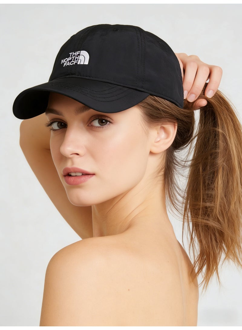 The North Face Classic Logo Baseball Cap | Unisex Dark Grey Adjustable Dad Hat for Outdoor & Casual Wear - Image 3