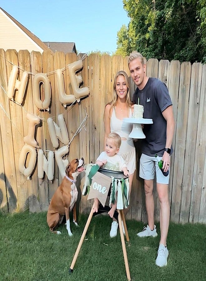 Roaring Good Time Hole in One Birthday Decorations Hole in One Banner Golf 1st birthday Party Decorations Golf Foil Balloons for Boys Golf Outdoor Sports Theme birthday Party Supplies - Image 3