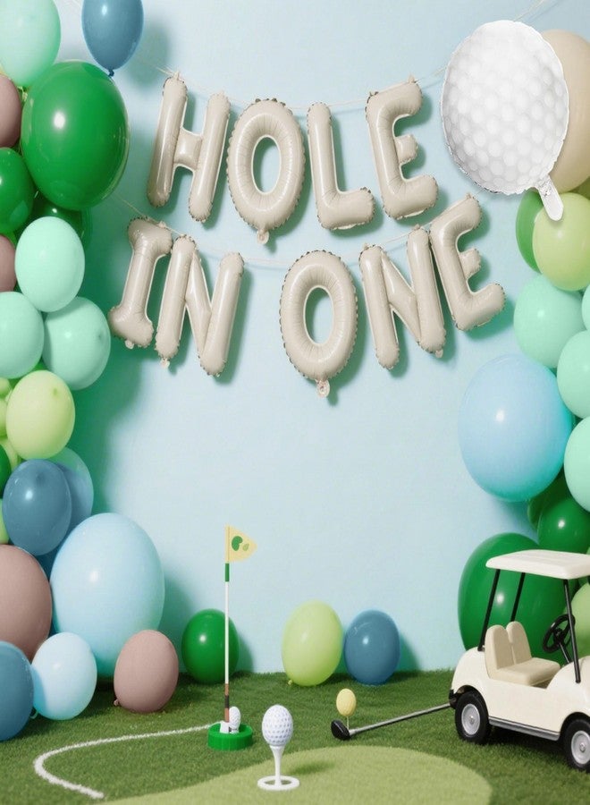Roaring Good Time Hole in One Birthday Decorations Hole in One Banner Golf 1st birthday Party Decorations Golf Foil Balloons for Boys Golf Outdoor Sports Theme birthday Party Supplies - Image 5