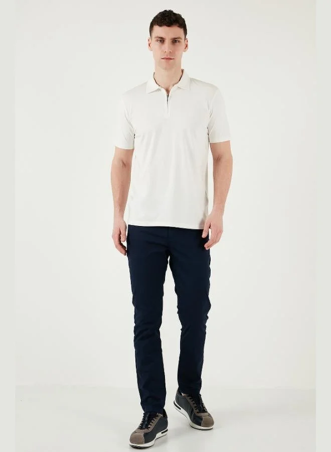 Buratti  Buratti Cotton Regular Fit Half Zipper Polo Collar T Shirt Men's Polo Collar T-Shirt 5902972 for Men | Best Price UAE