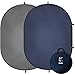 Kate 5x65ft15x2m Collapsible Backdrop Grey Blue Texture Pop up Reversible Photography Backgrounds for Zoom Video Meetings - Image 2