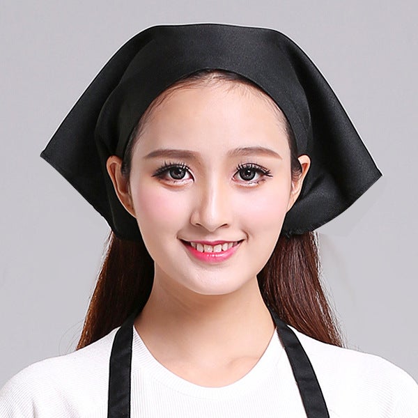 Unisex Kitchen Headscarf Chef Hat Green [Velcise]]  - Image 4