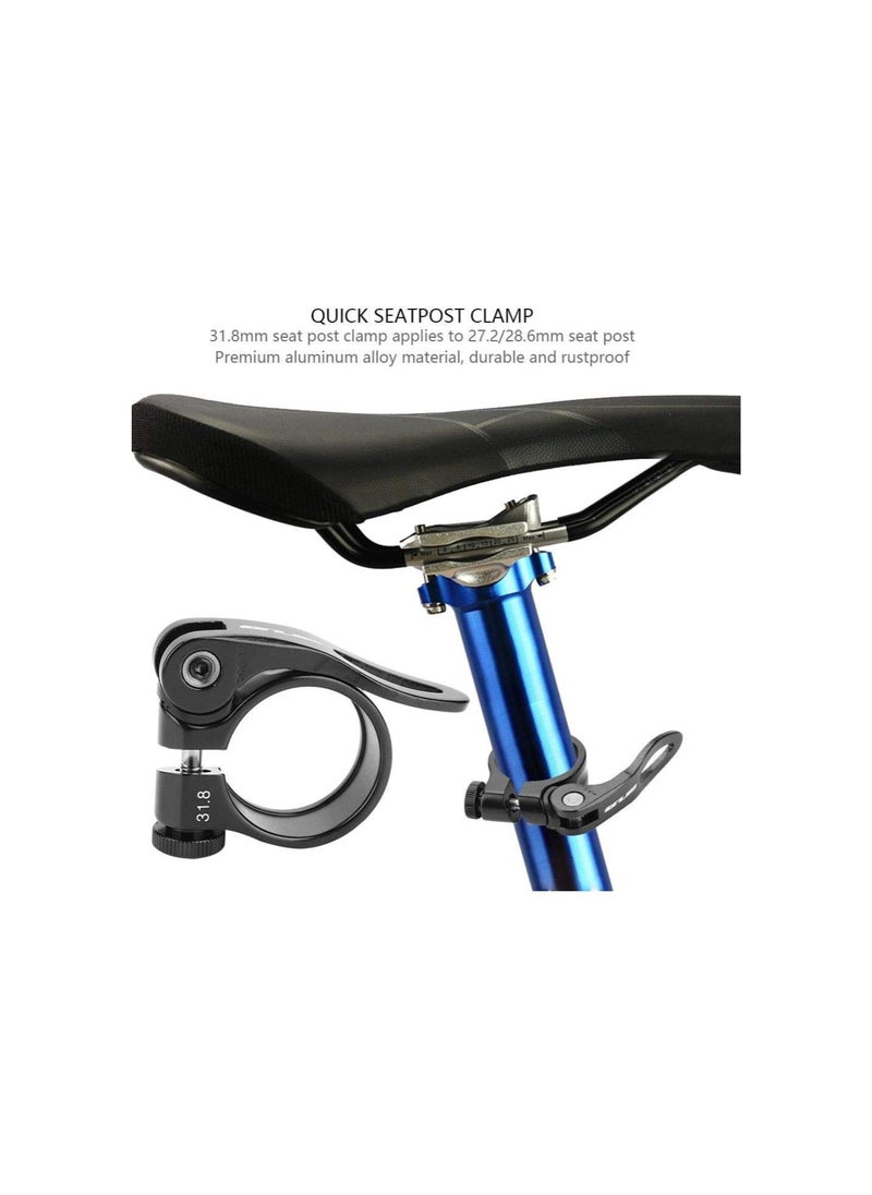 Generic - Bicycle Decal Stickers Chainstay and Frame Protector Kit for Mountain Bike Road Bike Chain Protective Black - Image 1
