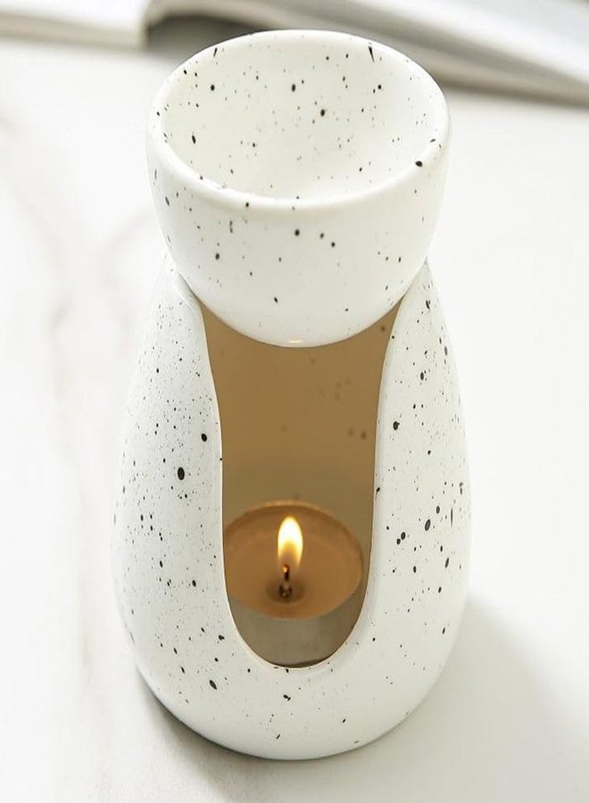 KALAUTO Ceramic Essential Oil Burner Wax Melt Burners - Candle Burner - Wax Melt Warmer Candle Tealight Ceramic Wax Burner for Aromatherapy Oil Diffuser,Home Bedroom Decor Christmas Housewarming Gift - Image 1