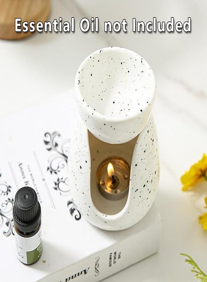 KALAUTO Ceramic Essential Oil Burner Wax Melt Burners - Candle Burner - Wax Melt Warmer Candle Tealight Ceramic Wax Burner for Aromatherapy Oil Diffuser,Home Bedroom Decor Christmas Housewarming Gift - Image 4