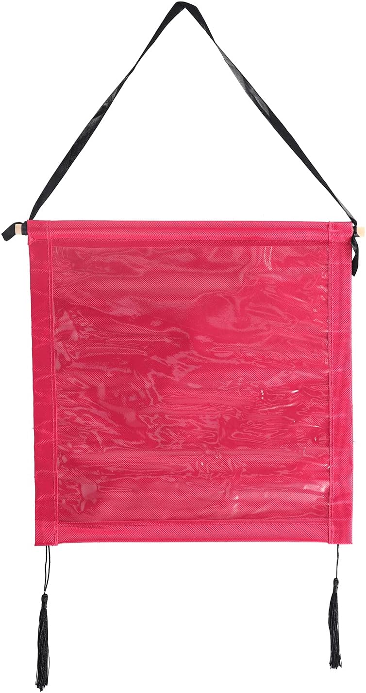 Hanger Frame 30cmx30cm Wall Decoration, Rhinestone Painting Display, Sturdy Beech Wood Construction - Easy Assembly, Durable Design, Ideal for Home Decor (Rose Red) - Image 1