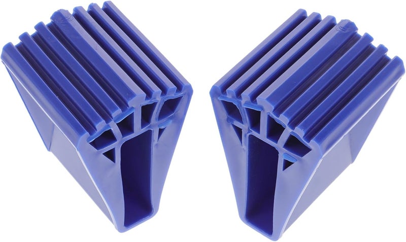 2pcs Non-Slip Ladder Foot Pads Durable Replacement Caps for Extension Ladders Anti-Skid Cushions for Stability and Floor Protection Blue Color - Image 1