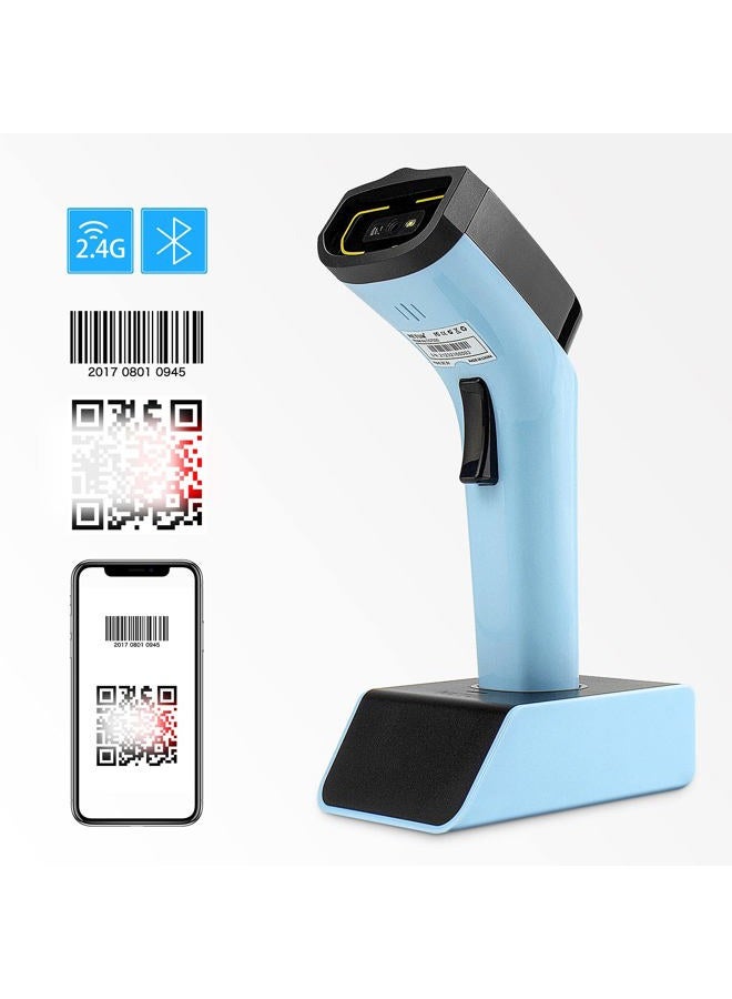 NETUM Bluetooth Wireless 2D Barcode Scanner, Hands Free Barcode Reader with Stand and Built-in Memory, Works with MAC OS, Windows, iOS, Android, Transfers Up to 50 Meters DS7500. - Image 5