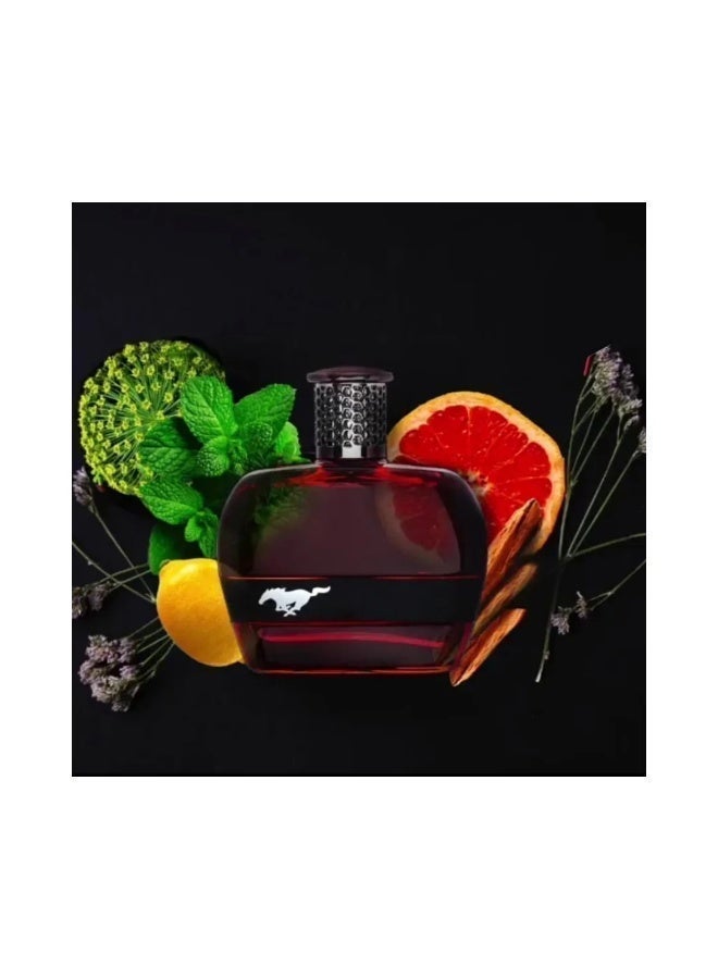 فورد موستانج أحمر عطر رجالي - Image 4