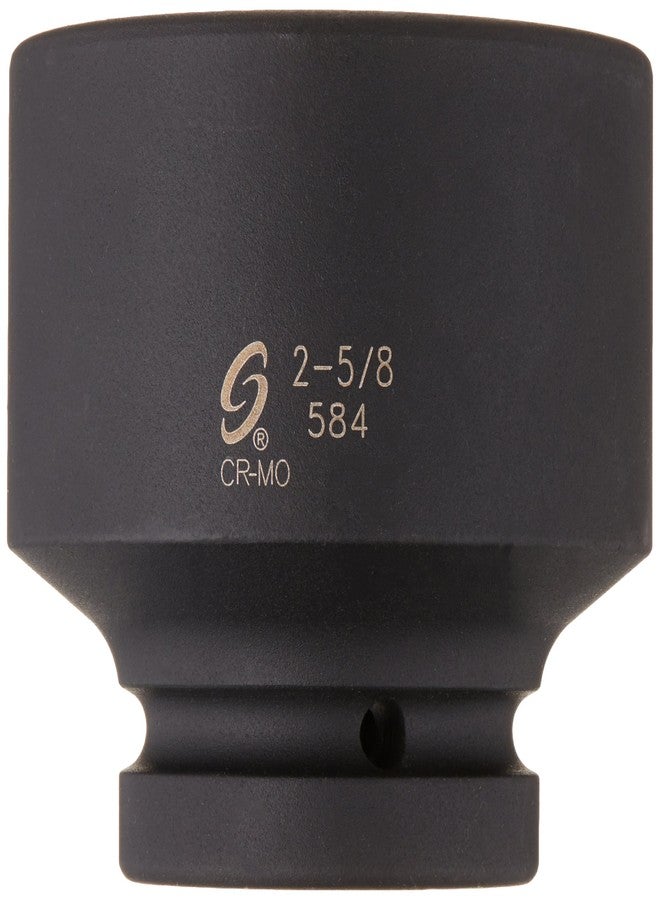 SUNEX TOOLS 0584 1-Inch Drive 2-5/8-Inch Impact Socket - Image 2