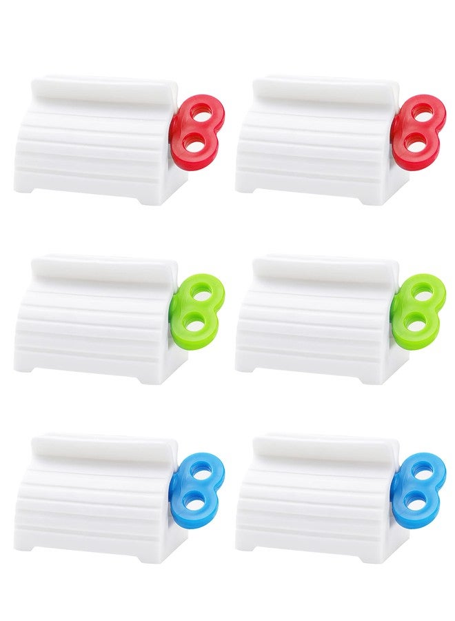 MoHern Plastic Toothpaste Squeezer, 4 Pcs Toothpaste Tube Squeezers, Multi-Purpose Toothpaste Dispenser, Rolling Toothpaste Holder Stand - Image 1