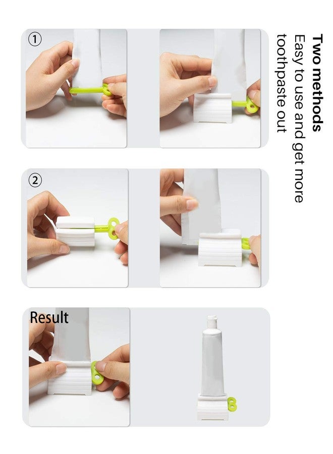 MoHern Plastic Toothpaste Squeezer, 4 Pcs Toothpaste Tube Squeezers, Multi-Purpose Toothpaste Dispenser, Rolling Toothpaste Holder Stand - Image 4