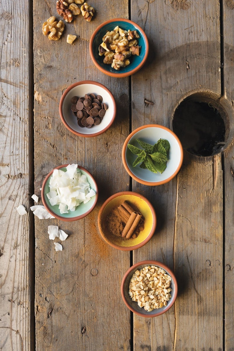 Now Designs Terracotta Pinch Bowl Set  Soy Sauce Dish  Set of 6  1 oz  Multicolor - Image 3