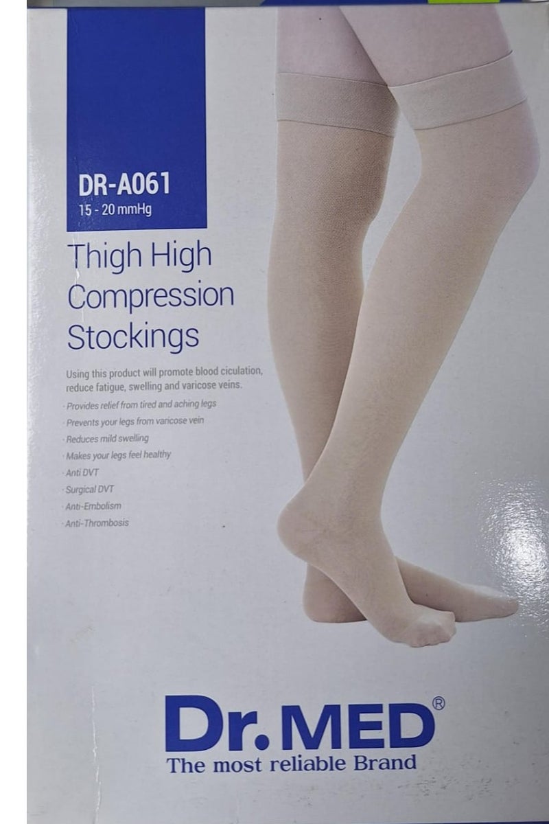 Dr.Med DR-A061 Thigh High Compression Stockings (XL)
