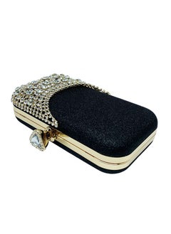 MIXDE Rhinestone Clutch Bag with Crystal  Clasp Women Evening Handbag Formal Party Purse  - Image 2