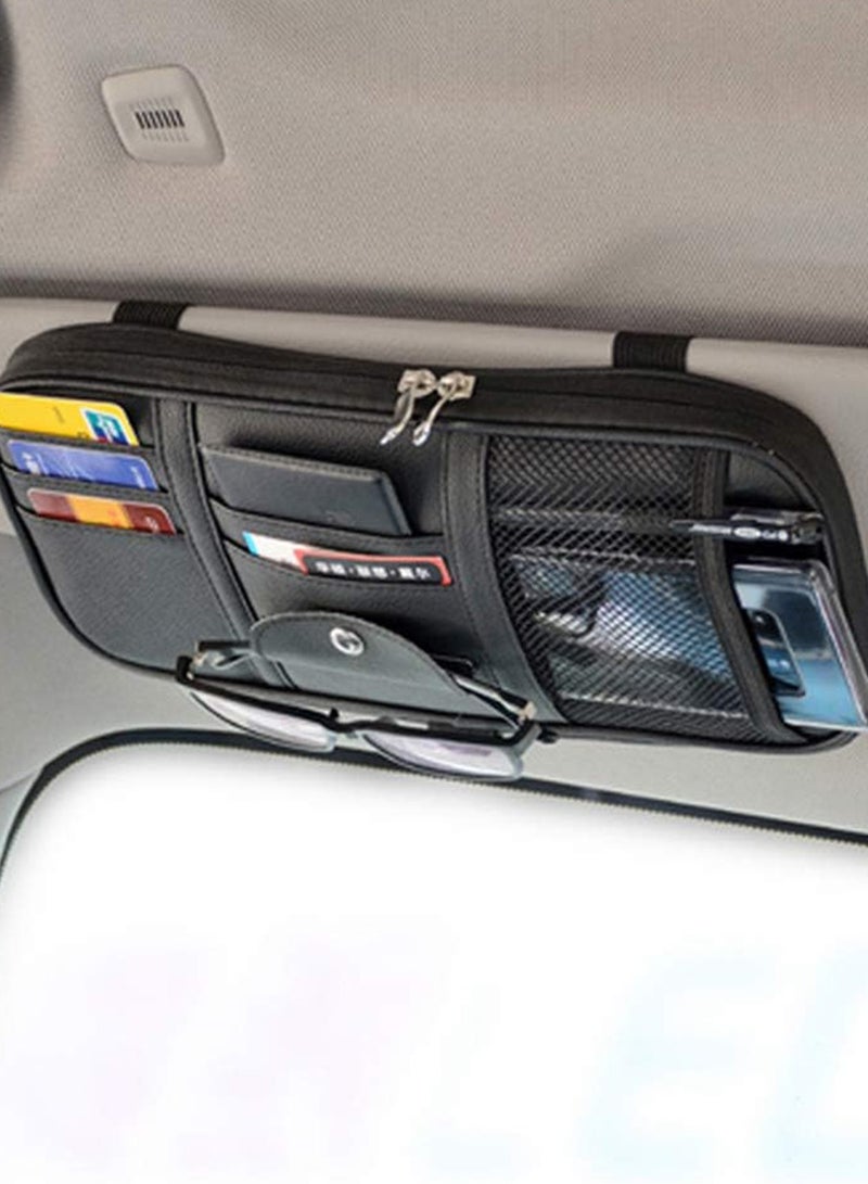 منظم واقي الشمس للسيارة متعدد الجيوب - Image 3