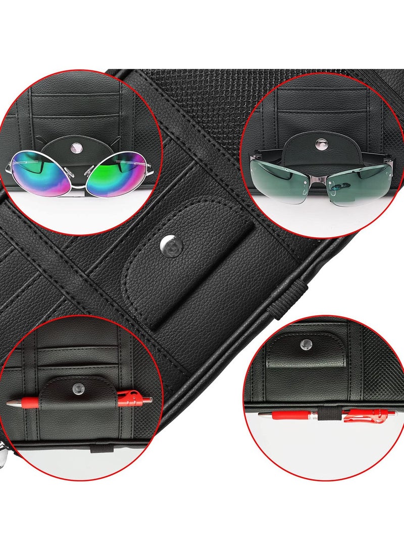 منظم واقي الشمس للسيارة متعدد الجيوب - Image 4